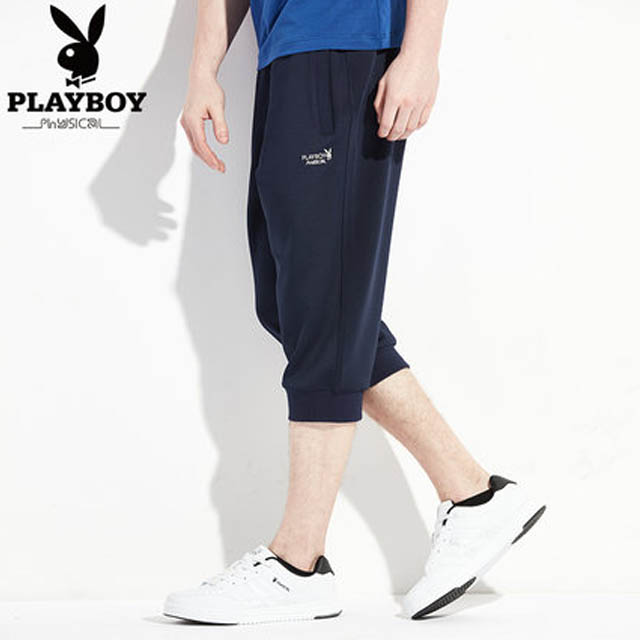 花花公子男士七分裤