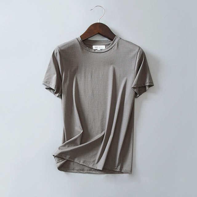 明星同款丝光棉t