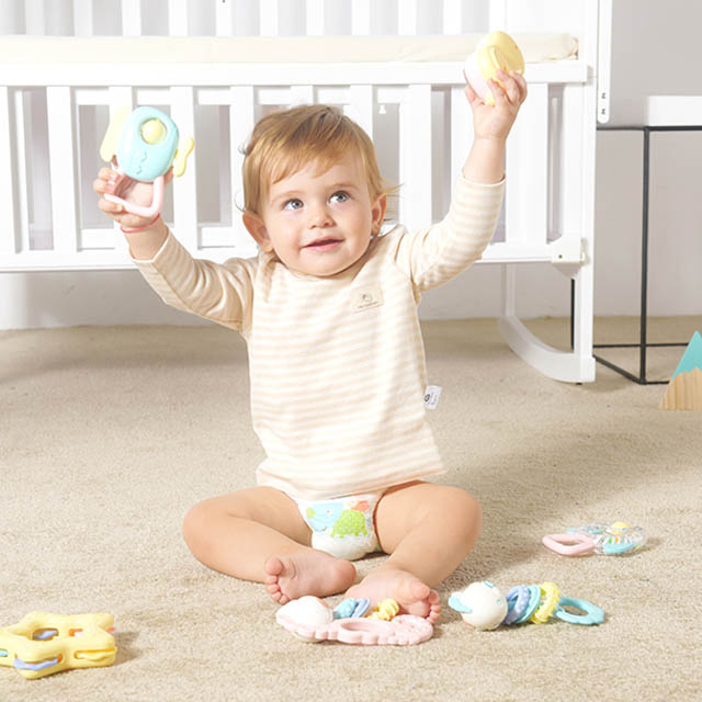 贝恩施婴儿牙胶0-3-6-12个月 