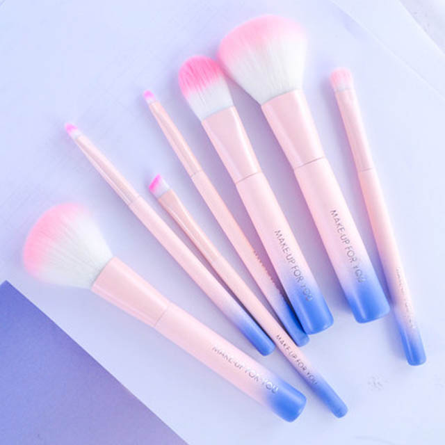 渐变色化妆刷7支套装