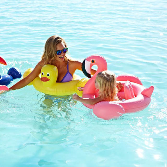 ins火烈鸟婴儿游泳圈