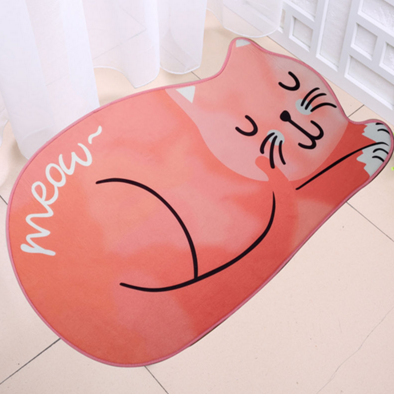 可爱猫咪卡通地垫门垫