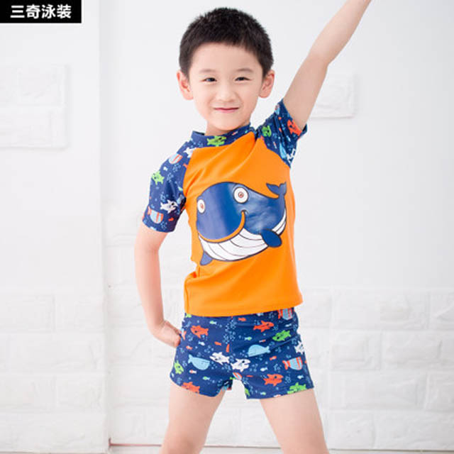 儿童分体泳衣套装