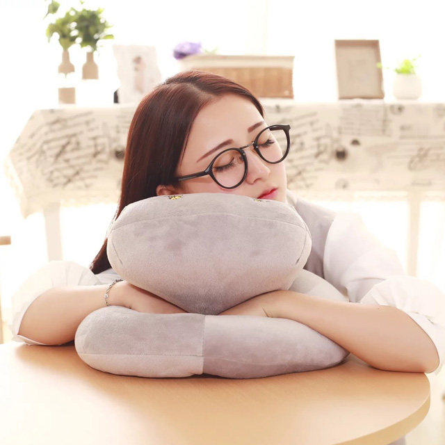 午睡腰靠垫趴睡枕