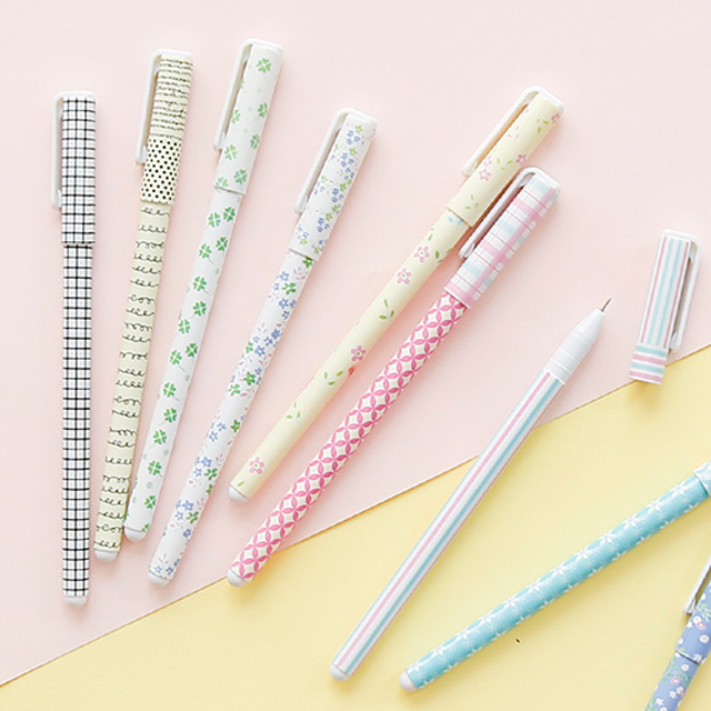 优湃 可爱中性笔套装10支