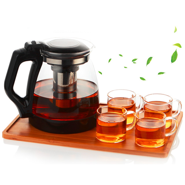 耐热透明玻璃茶壶