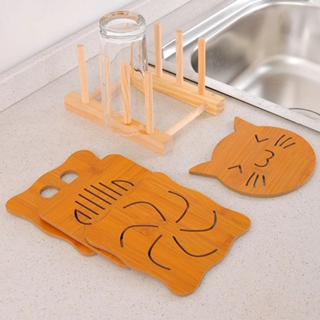 欧式木质餐桌垫6片