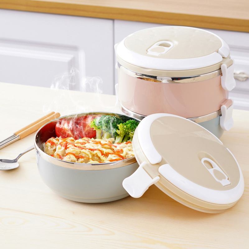 学生304不锈钢保温饭盒