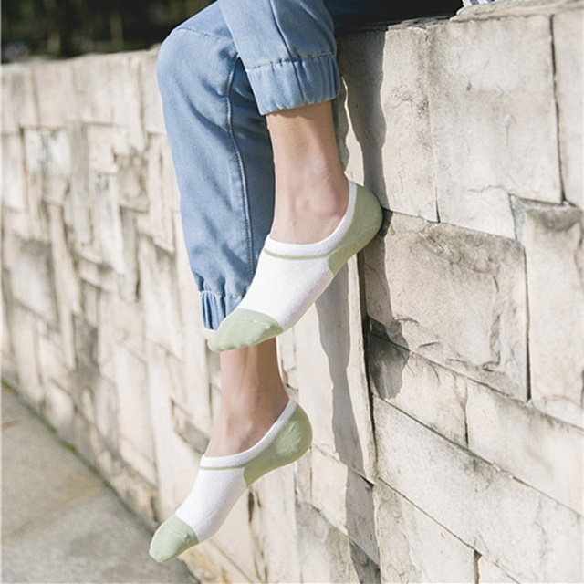 夏季薄款男士船袜5双