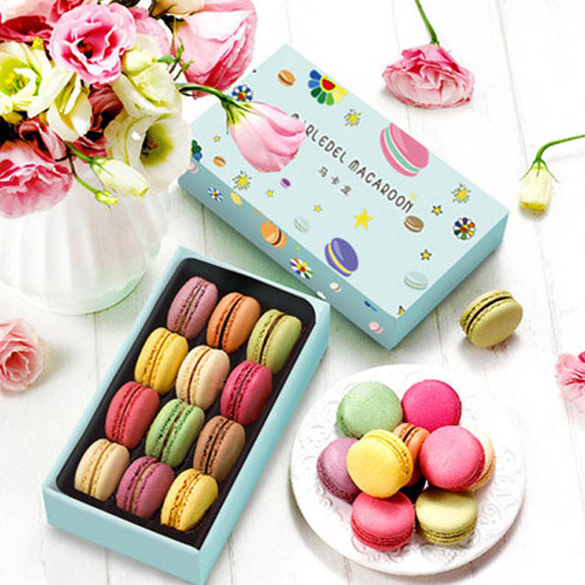 七夕情人节马卡龙甜点