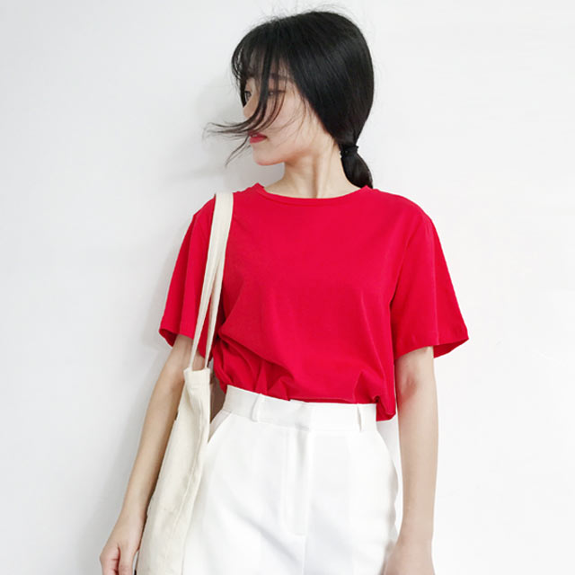 卡农自制短袖麻棉TEE