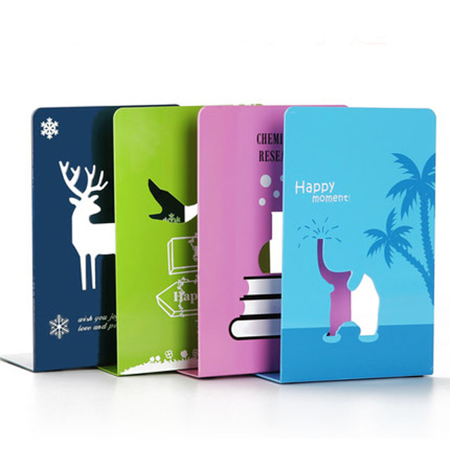 创易书立卡通金属学生书立