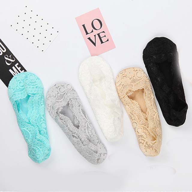 船袜女蕾丝花边女袜