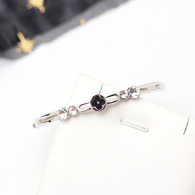 韩版彩金桃心手镯女