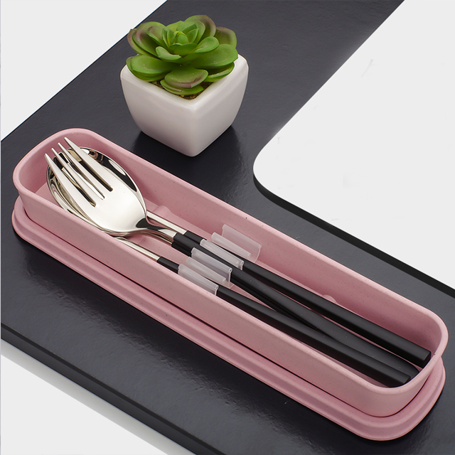 不锈钢餐具三件套