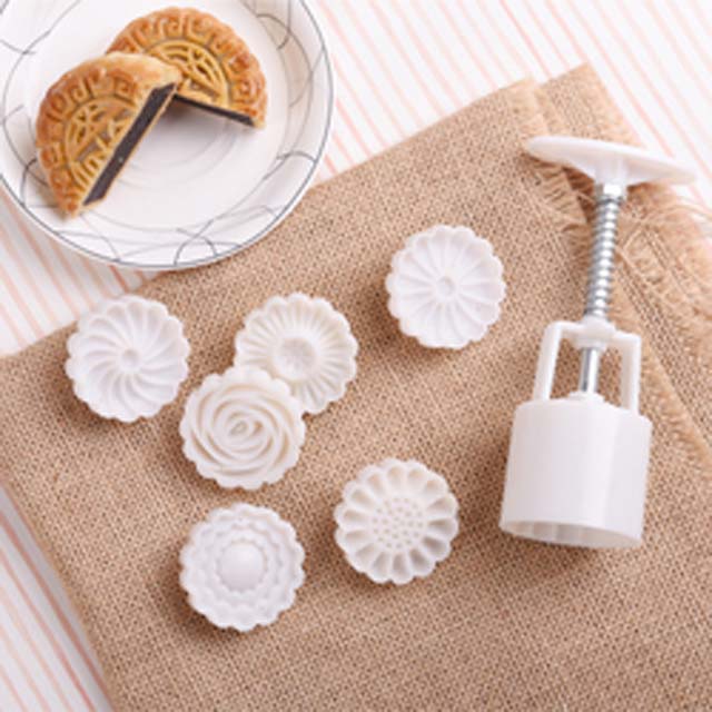 舒帝月饼模具烘焙工具3片