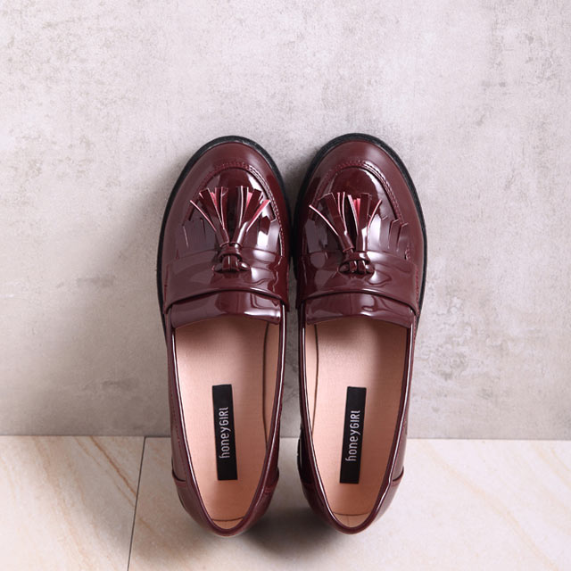 秋季流苏厚底乐福鞋