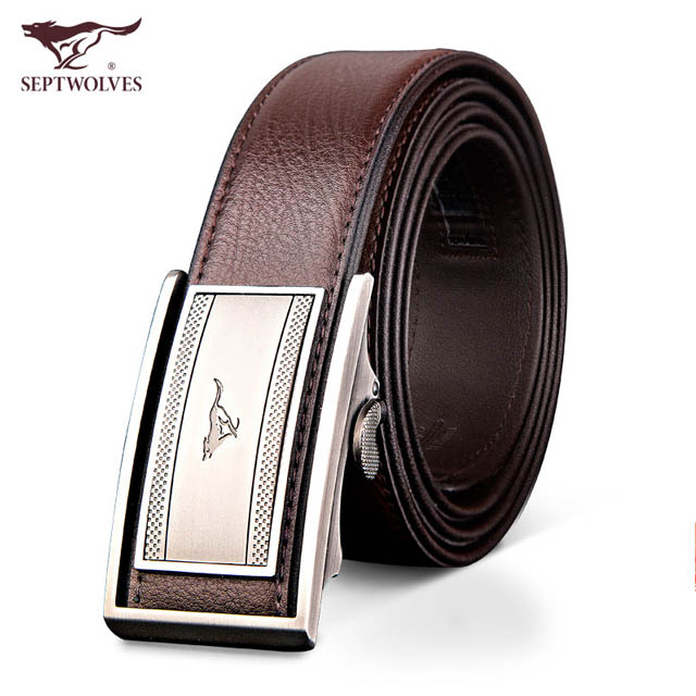 七匹狼男士自动扣皮带