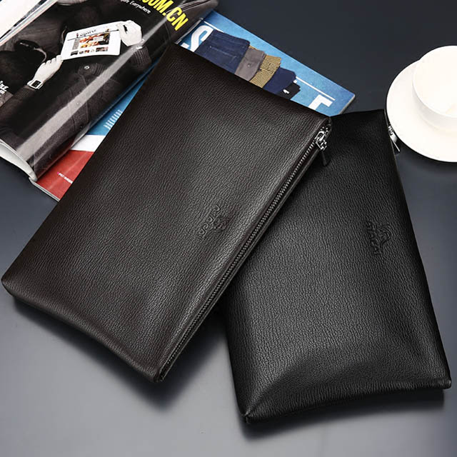 袋鼠男士商务手拿包