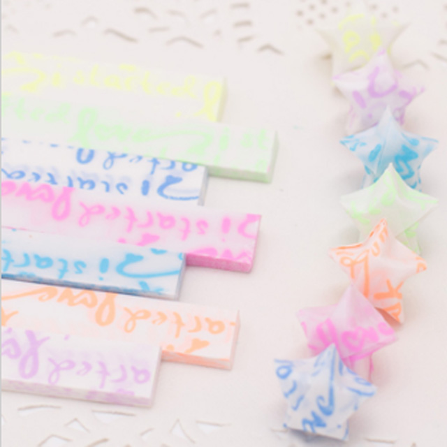 夜光折星星纸叠幸运星