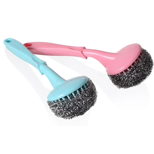 2把刷子+12个钢丝球