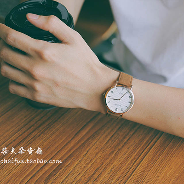 学生文艺复古手表