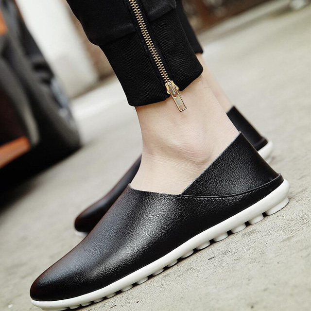 秋季男士休闲豆豆鞋