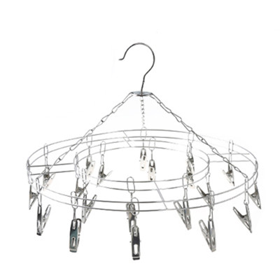 不锈钢多夹衣架