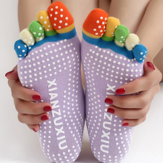 女士专业瑜伽五指袜