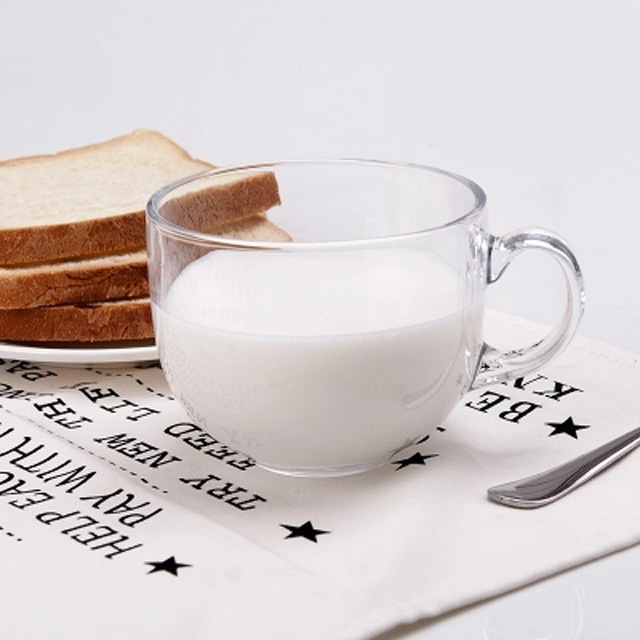 早餐玻璃家用牛奶杯