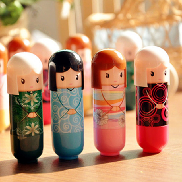 日本和服娃娃润唇膏