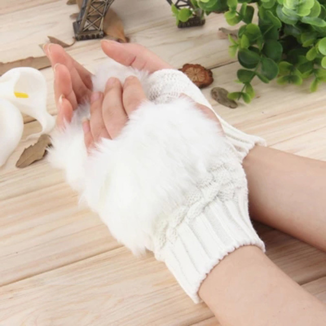冬天学生可爱露指手套