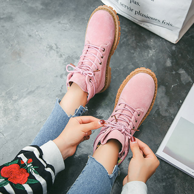 春秋复古马丁靴