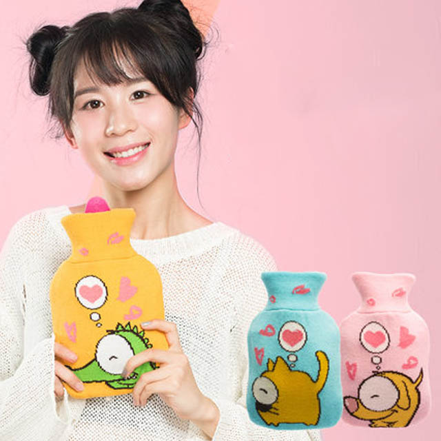 儿童冲水绒布暖水袋