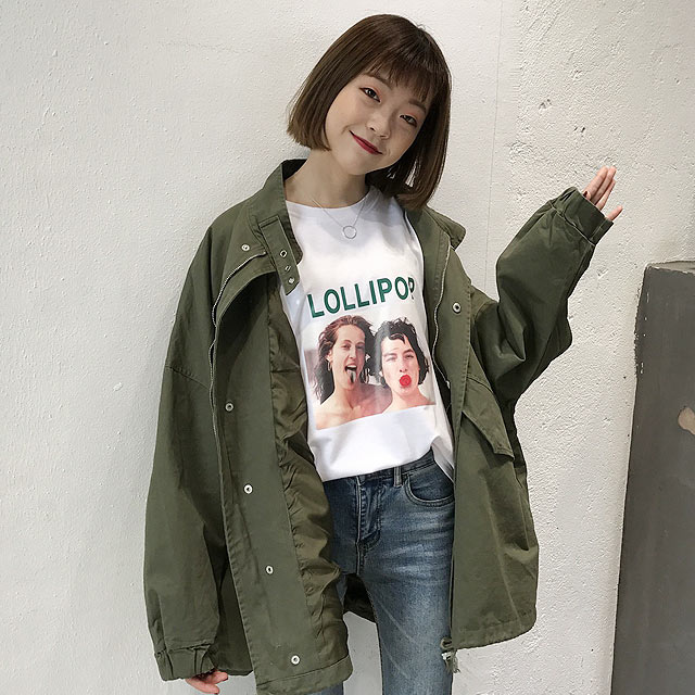 oversize工装外套女