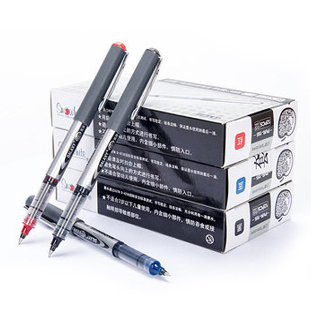 白雪中性笔直液式走珠笔