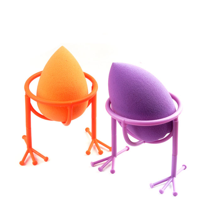 2枚装美妆蛋粉扑收纳架