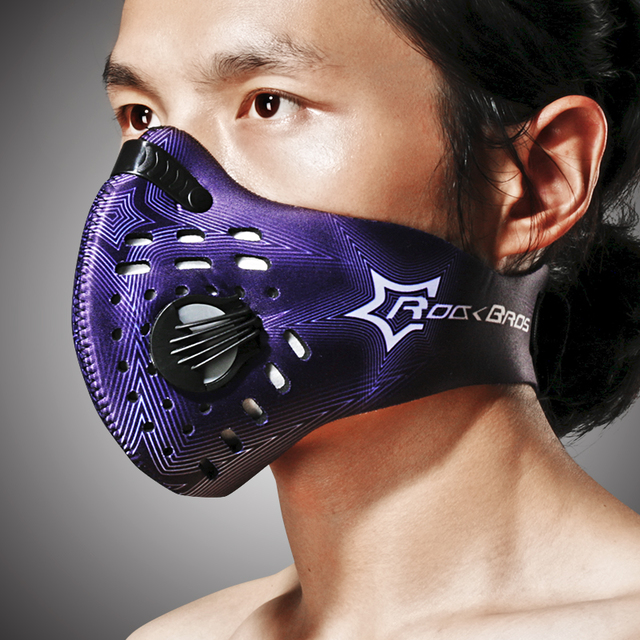 洛克兄弟骑行口罩防雾霾面罩