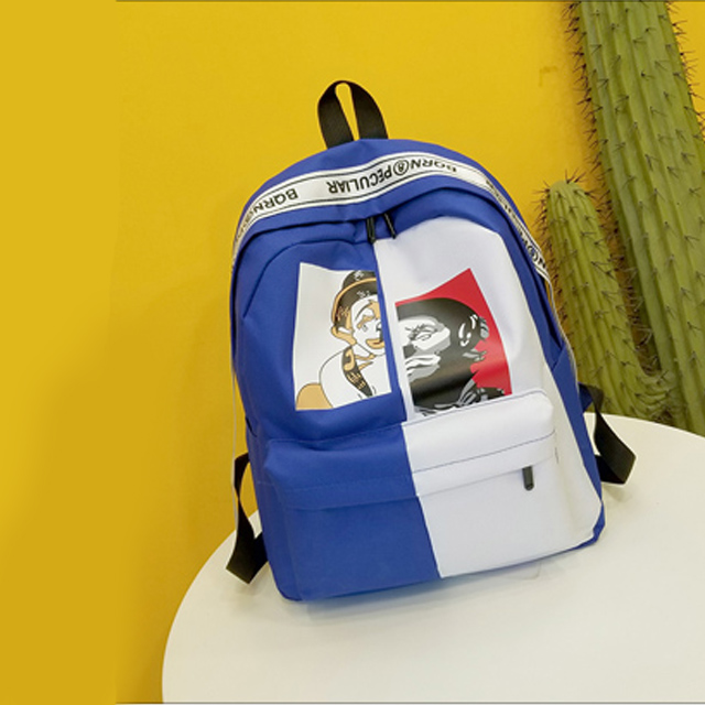 校园原宿ulzzang日系街拍帆布防水背包