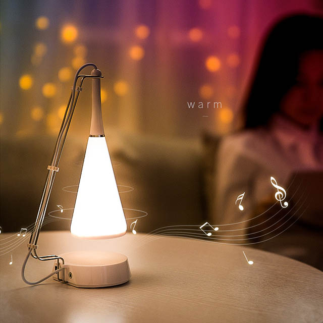 智能触控音乐台灯音箱