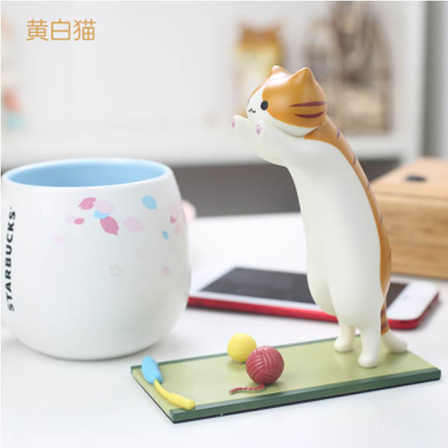 可爱猫咪援军手机支架