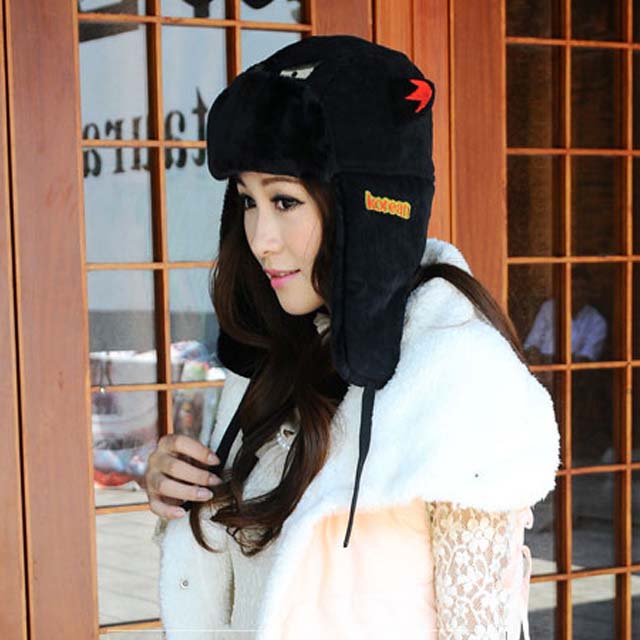 女冬雷锋帽加厚保暖帽