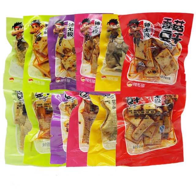 香菇豆干小包装零食散装500g