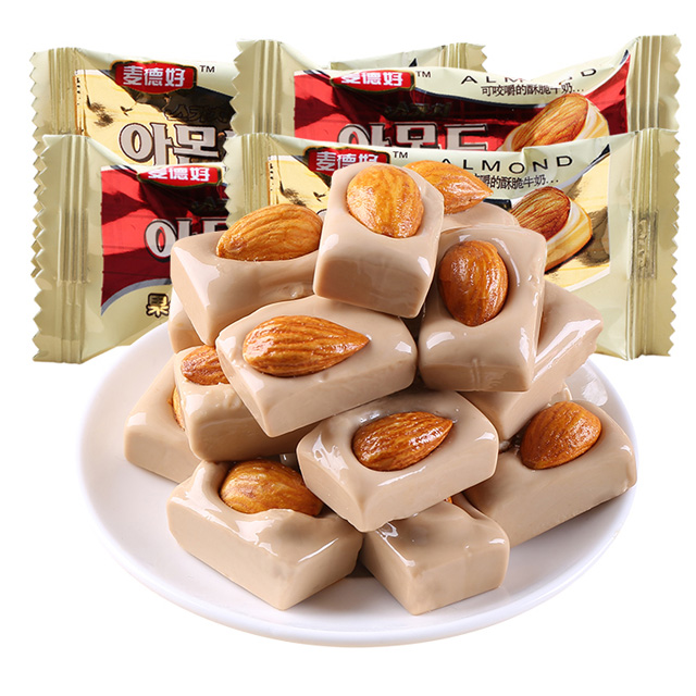 麦德好巴旦木果仁奶脆