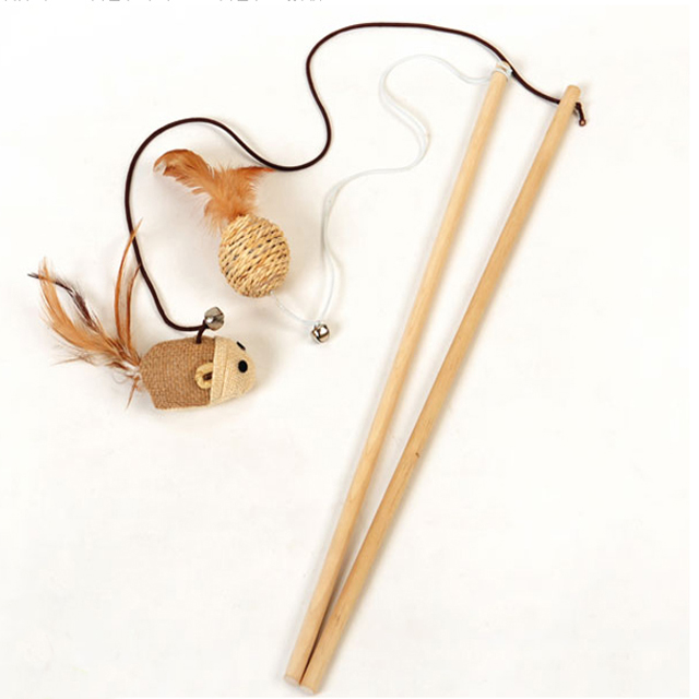 猫玩具猫咪兔毛球老鼠逗猫棒