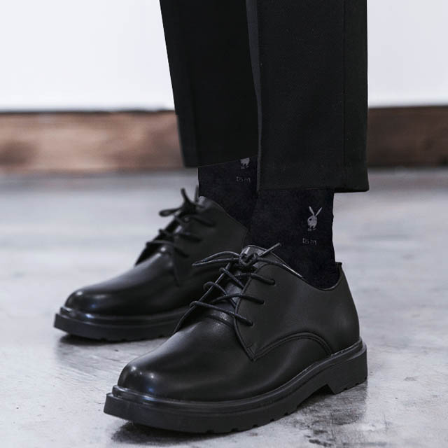 春夏英伦圆头小皮鞋