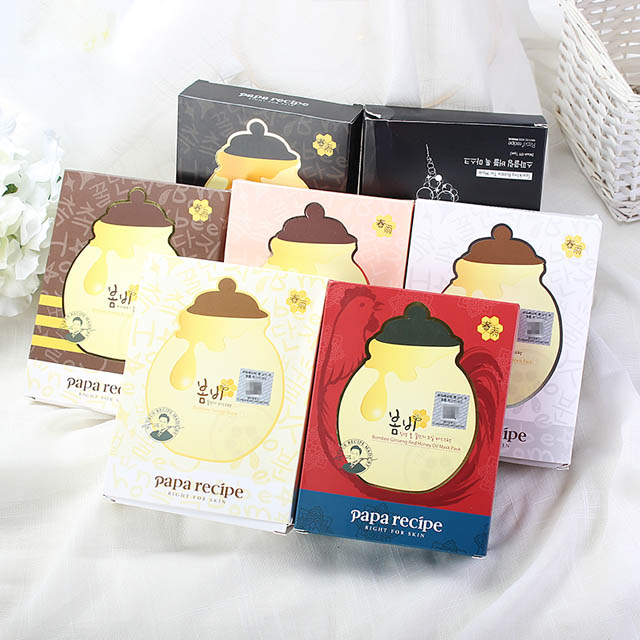 10片韩国papa recipe春雨蜂蜜面膜