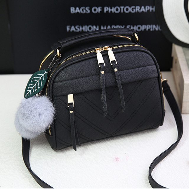 2017新款个性时尚简约百搭少女手提包