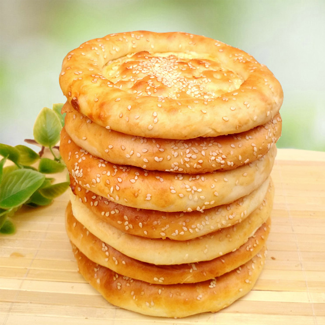 正宗新疆清真美食芝麻小油馕烤囊饼