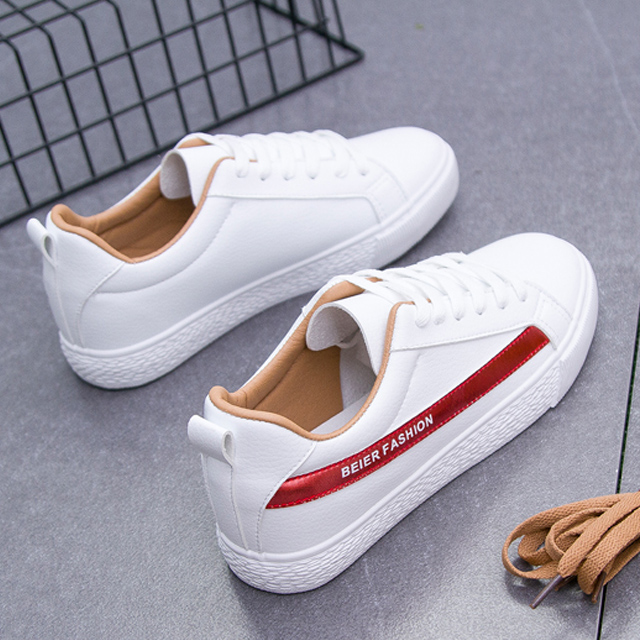 鮀品新款百搭小白鞋